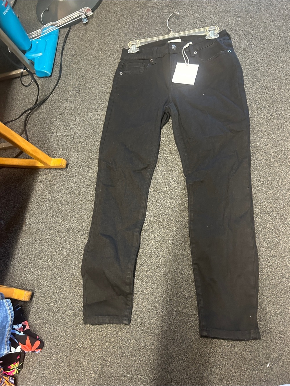 pistola Black Slim Straight Jeans for Women